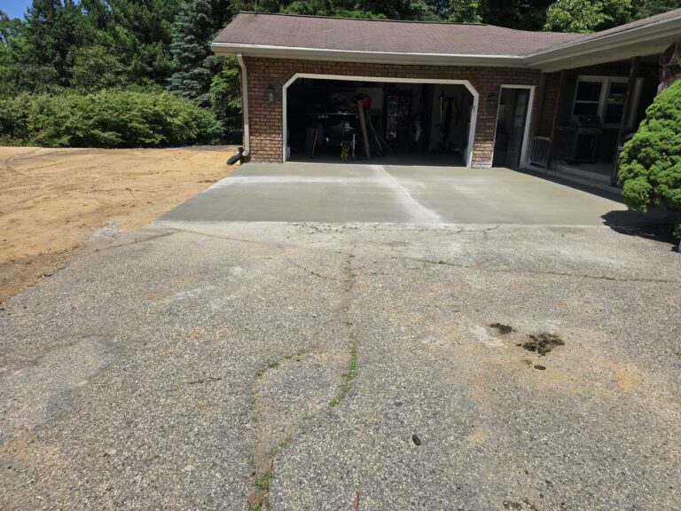 Maes Concrete Burr Oak Michigan flatwork driveway repair