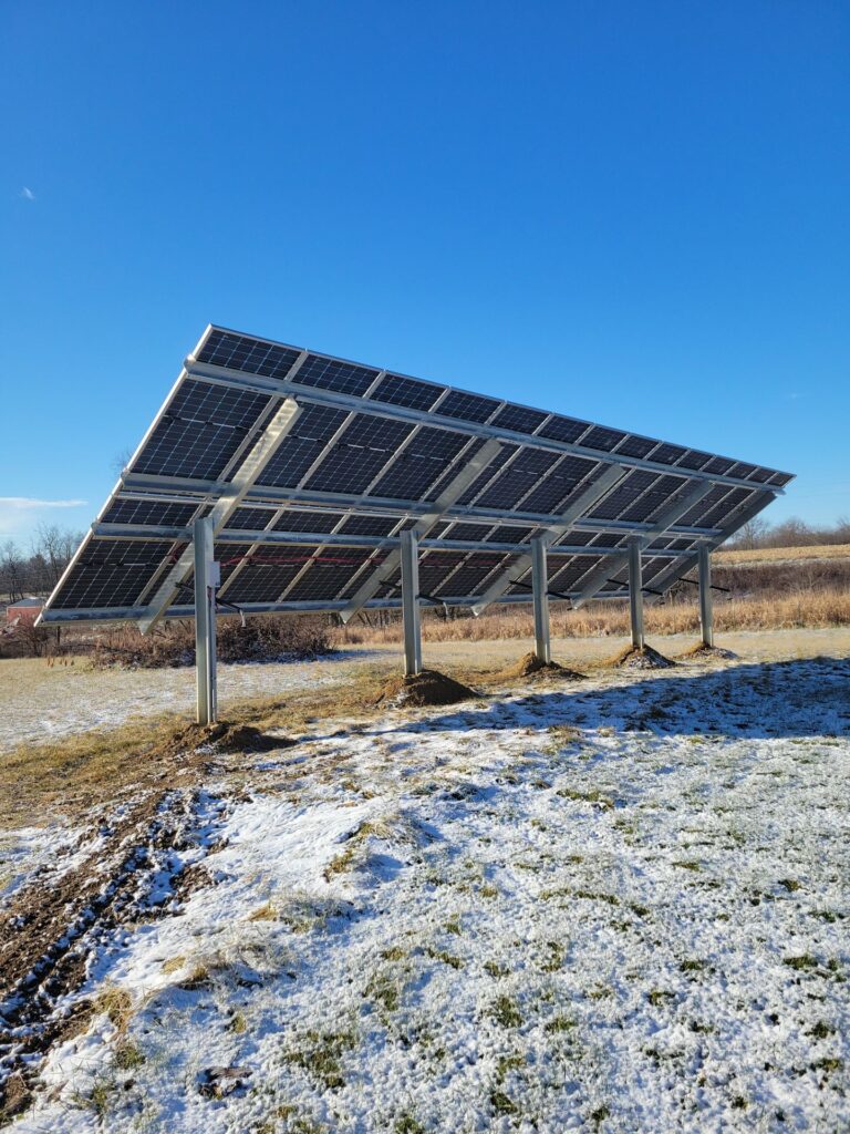 solar panel back angle